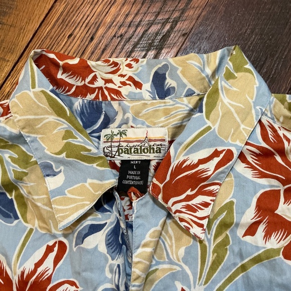 Patagonia Pataloha Tropical Floral/Island Floral variant Hawaiian Shirt Size M - Picture 3 of 5
